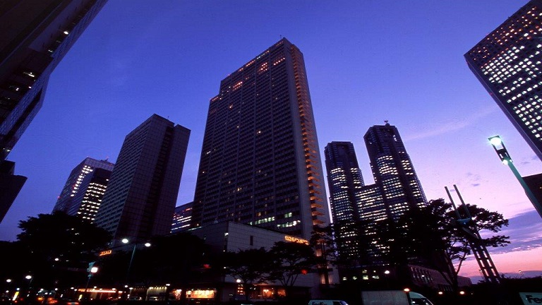 Nightscape of Keio Plaza Hotel
