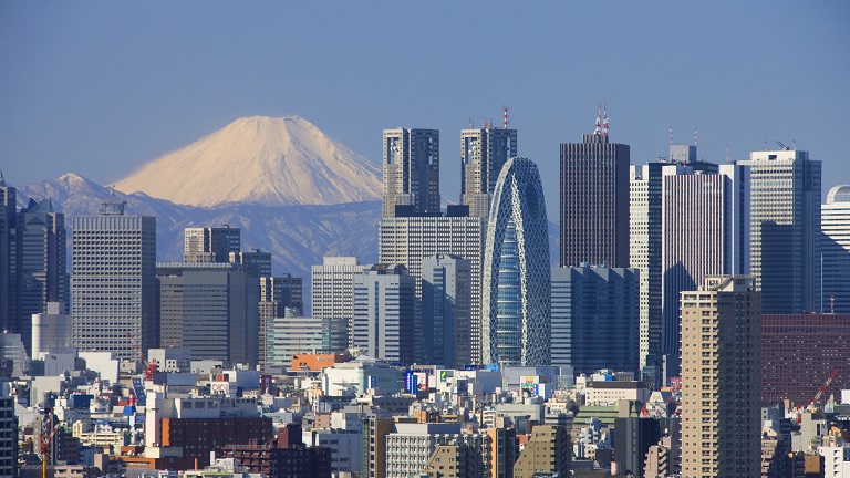 スカイツリーからの富士山